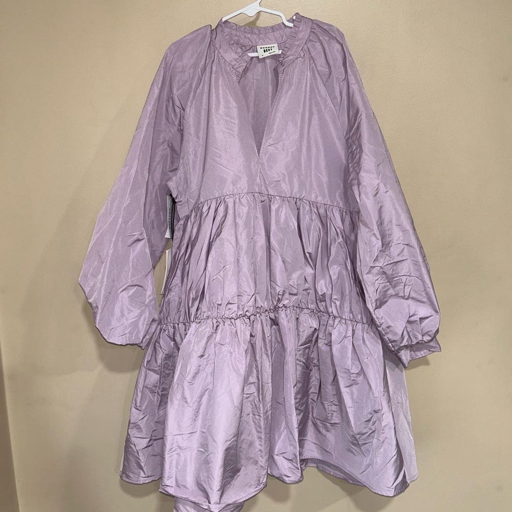 Purple Tiered Dress